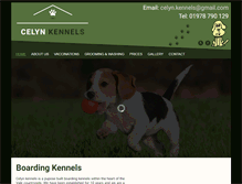 Tablet Screenshot of celynkennels.co.uk